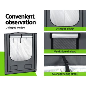 Green Fingers Grow Tent Kits Hydroponics Kit Indoor Grow System 142X100X180Cm - Image 4
