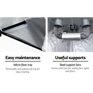 Green Fingers Grow Tent Kits Hydroponics Kit Indoor Grow System 142X100X180Cm - Image 5