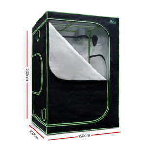 Green Fingers Grow Tent 150X150X200Cm Hydroponics Kit Indoor Plant Room System - Image 2