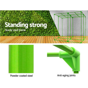 Green Fingers Grow Tent 200X200X200Cm Hydroponics Kit Indoor Plant Room System - Image 6