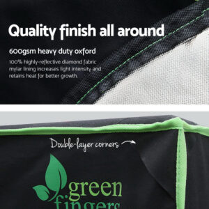 Green Fingers Grow Tent 240X120X200Cm Hydroponics Kit Indoor Plant Room System - Image 4