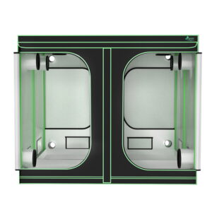 Green Fingers Grow Tent Kits 240X240X200Cm Hydroponics Indoor Grow System Black - Image 3