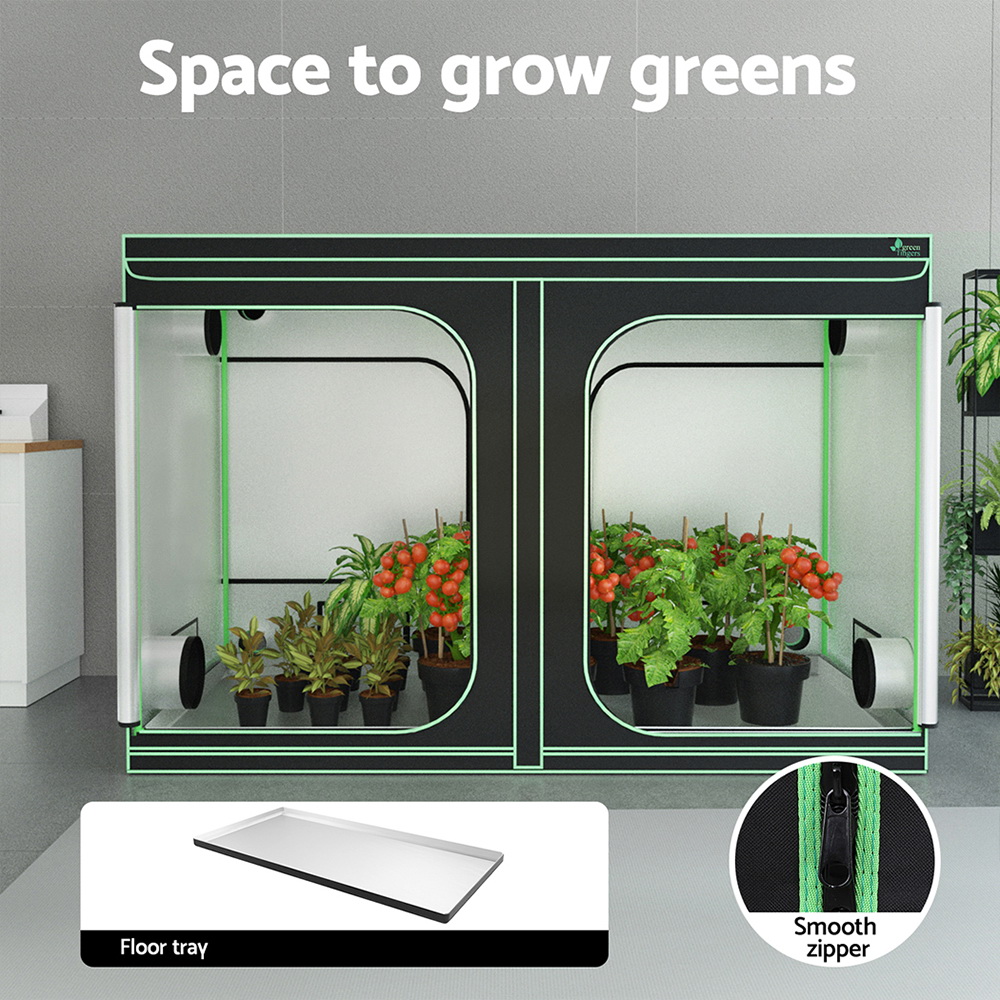 Green Fingers Grow Tent Kits 300X150X200Cm Hydroponics Indoor Plant Grow System – Nice N Cheap Variety Store Green Fingers Grow Tent Kits 300X150X200Cm Hydroponics Indoor Plant Grow System - Image 4