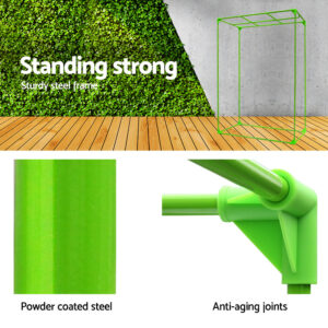 Green Fingers Grow Tent 90X50X160Cm Hydroponics Kit Indoor Plant Room System - Image 4