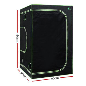 Green Fingers Grow Tent 90X90X180Cm Hydroponics Kit Indoor Plant Room System – Nice N Cheap Variety Store Green Fingers Grow Tent 90X90X180Cm Hydroponics Kit Indoor Plant Room System - Image 2