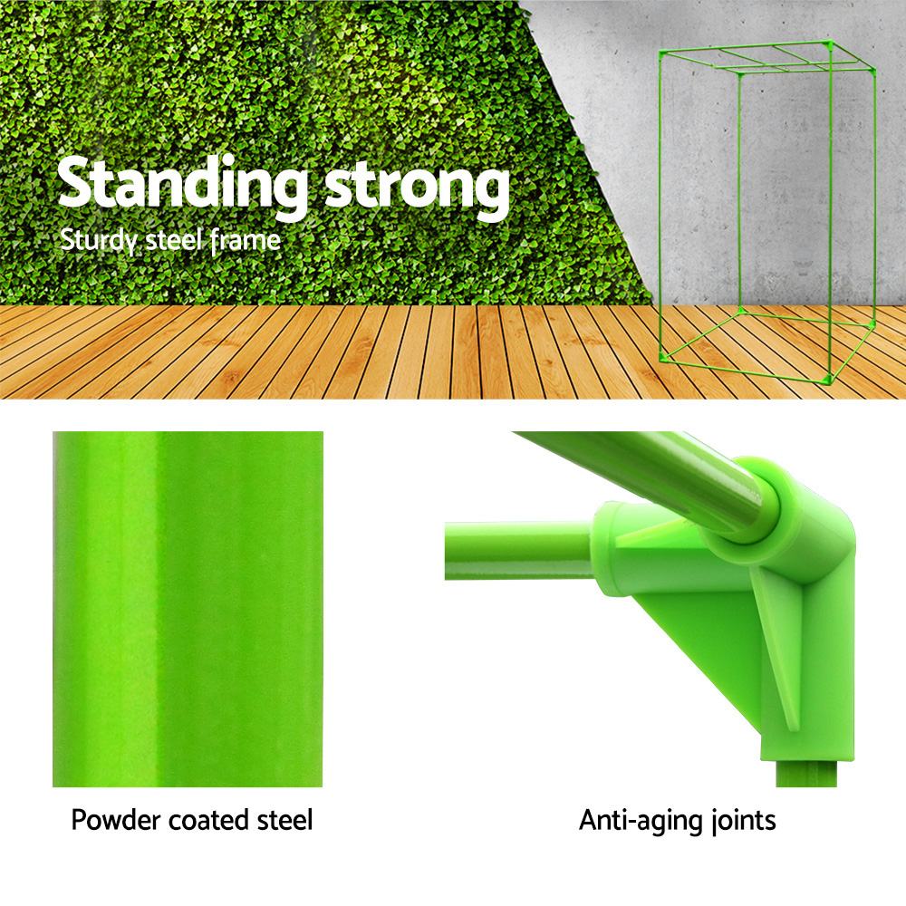 Green Fingers Grow Tent 90X90X180Cm Hydroponics Kit Indoor Plant Room System – Nice N Cheap Variety Store Green Fingers Grow Tent 90X90X180Cm Hydroponics Kit Indoor Plant Room System - Image 4