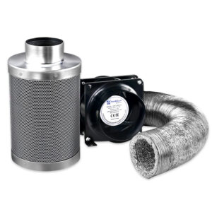 Green Fingers 4&Quot;Ventilation Kit Fan Hydroponics Grow Tent Kit Carbon Filter Duct,Green Fingers 4&Quot;Ventilation Kit Fan Hydroponics Grow Tent Kit Carbon Filter Duct - Image 3