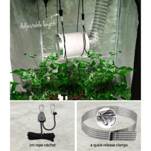 Green Fingers 4&Quot;Ventilation Kit Fan Hydroponics Grow Tent Kit Carbon Filter Duct,Green Fingers 4&Quot;Ventilation Kit Fan Hydroponics Grow Tent Kit Carbon Filter Duct - Image 6