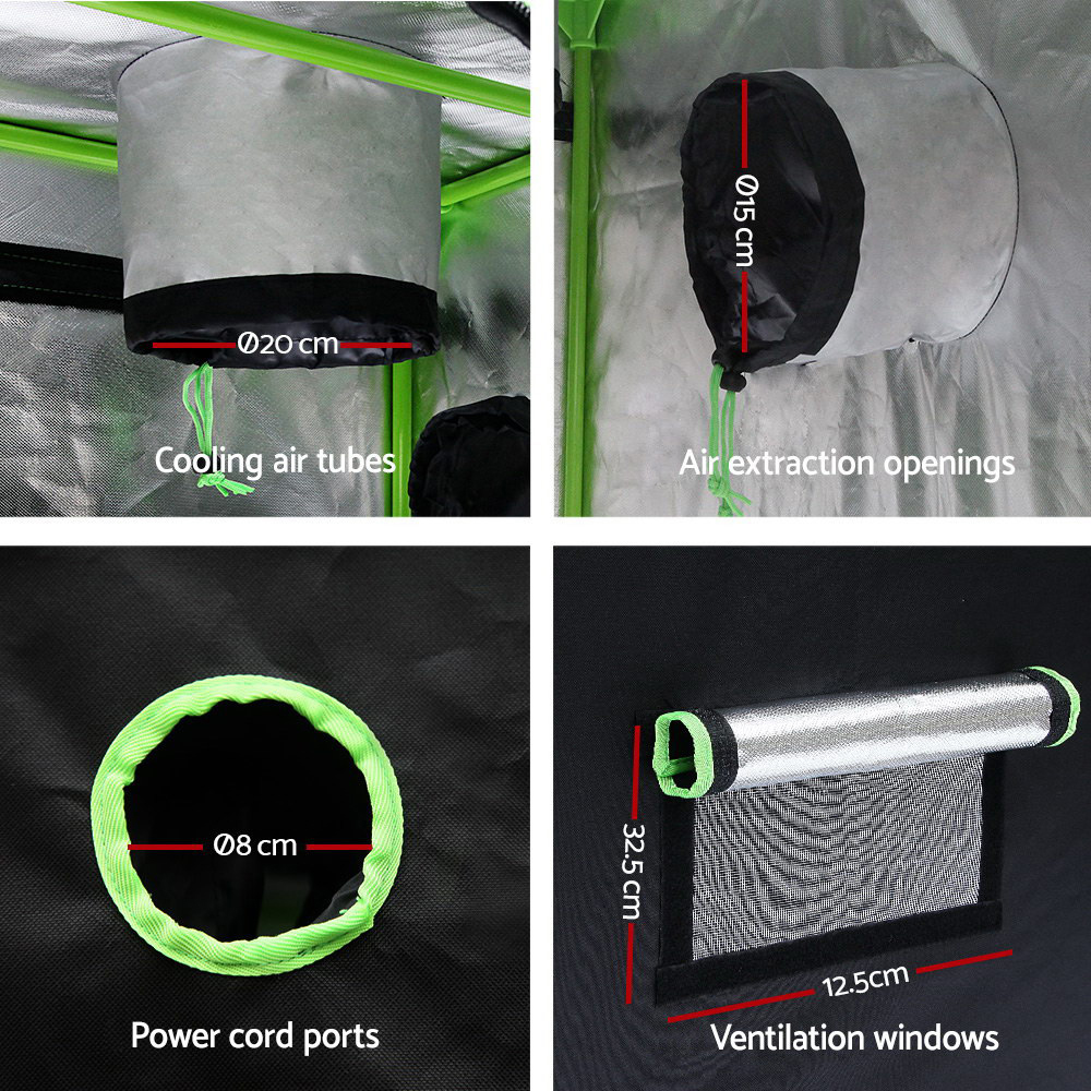 Green Fingers Grow Tent Light Kit 120X120X200Cm 2000W Led 6&Quot; Vent Fan,Green Fingers Grow Tent Light Kit Led 2000W Full Spectrum 6&Quot; Vent 120X120X200Cm – Nice N Cheap Variety Store Green Fingers Grow Tent Light Kit 120X120X200Cm 2000W Led 6&Quot; Vent Fan,Green Fingers Grow Tent Light Kit Led 2000W Full Spectrum 6&Quot; Vent 120X120X200Cm - Image 3