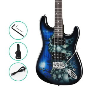 Electric Guitar Skull Pattern