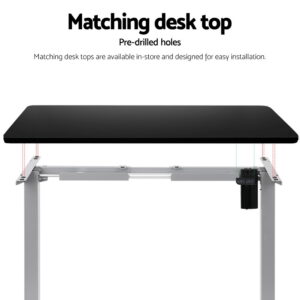 Artiss Electric Standing Desk Frame Only Height Adjustable 70Kg Load Grey - Image 6