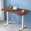 Artiss Standing Desk Motorised Sit Stand Desks Rustic Brown 140Cm Product Image Nice N Cheap Variety Store