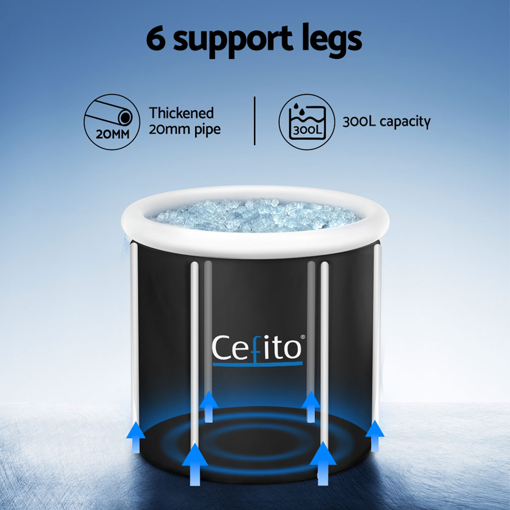 Weisshorn Portable Ice Bath Tub 75X75Cm Inflatable Folding Bathtub Spa Massage – Nice N Cheap Variety Store Weisshorn Portable Ice Bath Tub 75X75Cm Inflatable Folding Bathtub Spa Massage - Image 5