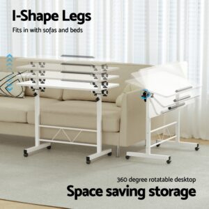 Artiss Adjustable Laptop Desk 80Cm White – Nice N Cheap Variety Store Adjustable Laptop Desk