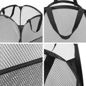 Artiss 2X Foldable Laundry Baskets Black – Nice N Cheap Variety Store Foldable Laundry Baskets