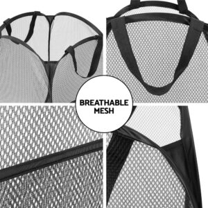 Artiss 2X Foldable Laundry Baskets Black – Nice N Cheap Variety Store Foldable Laundry Baskets