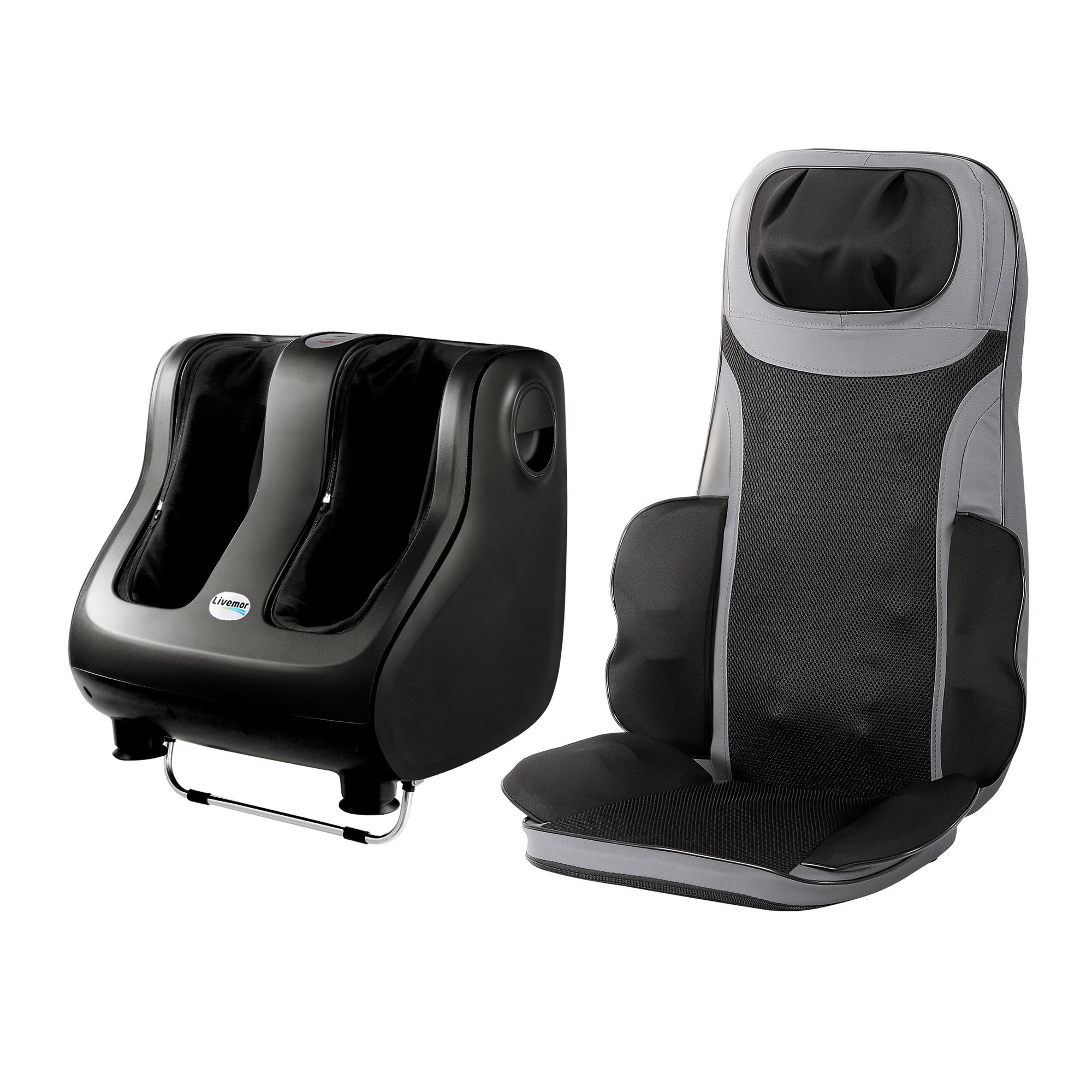 Livemor Full Back Massage Seat Cushion Heating With 360° Foot Massagers – Nice N Cheap Variety Store Livemor Full Back Massage Seat Cushion Heating With 360° Foot Massagers - Image 2