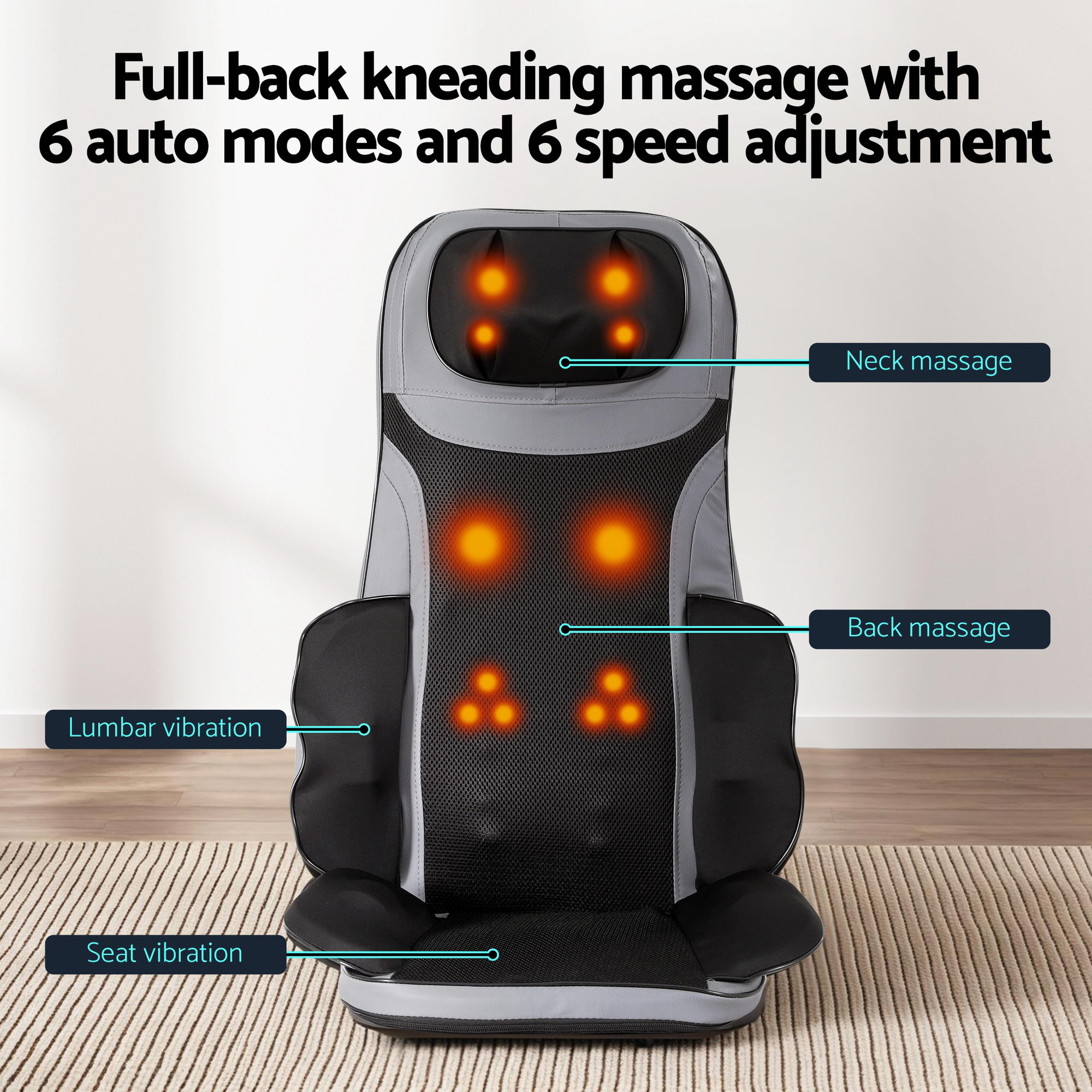 Livemor Full Back Massage Seat Cushion Heating With 360° Foot Massagers – Nice N Cheap Variety Store Livemor Full Back Massage Seat Cushion Heating With 360° Foot Massagers - Image 5