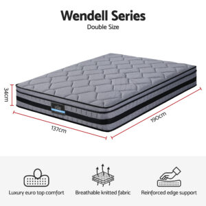 Giselle Bedding 34Cm Double Hybrid Mattress – Nice N Cheap Variety Store Double Hybrid Mattress