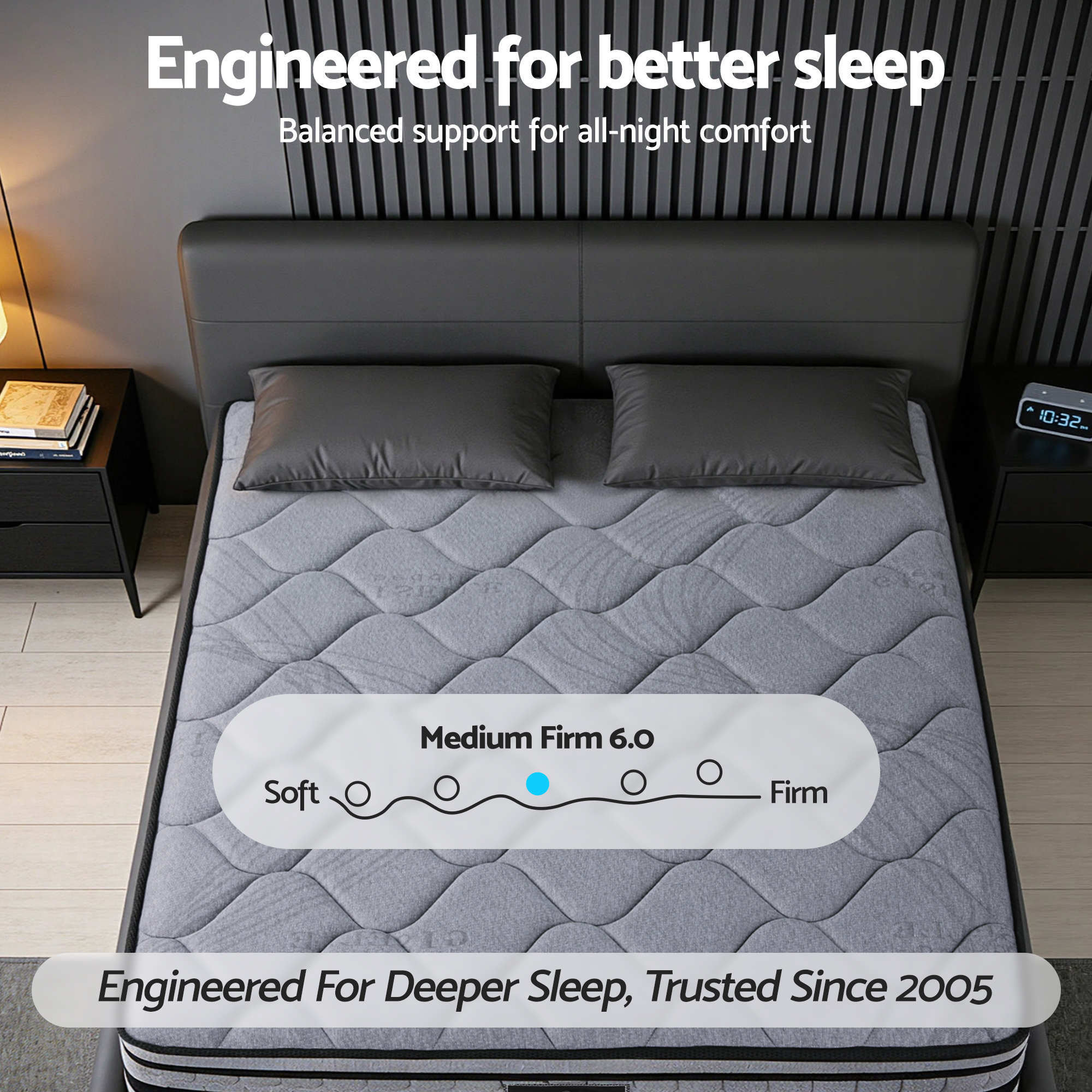 Giselle Bedding 34Cm Double Hybrid Mattress – Nice N Cheap Variety Store Double Hybrid Mattress