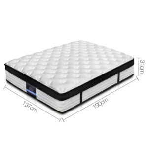 Giselle Bedding 31Cm Euro Top Double Mattress – Nice N Cheap Variety Store Double Euro Top Mattress