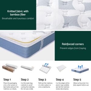 Giselle Double Bed Pocket Spring Mattress 25Cm – Nice N Cheap Variety Store Double Bed Pocket Spring Mattress