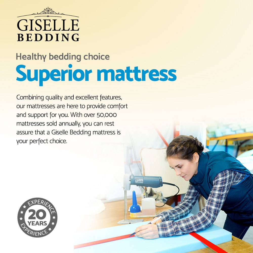 Giselle Bedding 24Cm Mattress Super Firm Double – Nice N Cheap Variety Store Giselle Bedding 24Cm Mattress Super Firm Double - Image 6