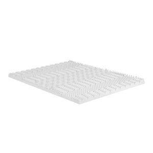 Giselle Bedding Memory Foam Mattress Topper 7-Zone Airflow Pad 8Cm Single White - Image 8