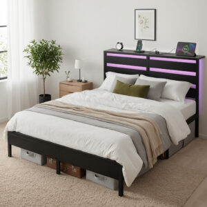 Double LED Bed Frame