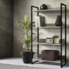 Artiss Bookshelf 4 Tiers - Noe Black And Oak – Nice N Cheap Variety Store Artiss Bookshelf 4 Tiers - Noe Black And Oak Product Image Nice N Cheap Variety Store