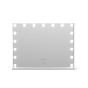 Embellir Makeup Mirror 80X60Cm Hollywood Vanity With Led Light Tabletop White - Image 3