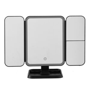 Embellir Led Makeup Mirror Tri-Fold Lighted Vanity Mirrors 1X2X3X Magnifications - Image 4