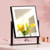 Embellir Makeup Mirror 25X30Cm Hollywood Vanity With Led Light Rotation Black Product Image Nice N Cheap Variety Store