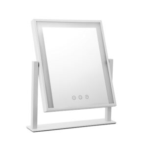 Embellir Makeup Mirror 30X40Cm Hollywood Vanity With Led Light Rotation White - Image 8