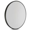 Embellir Wall Mirror Makeup 60Cm Home Decor Framed Mirrors Bathroom Round Black Product Image Nice N Cheap Variety Store