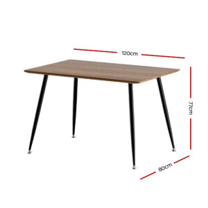 Artiss 4 Seater Dining Table - Wooden &Amp; Rectangular – Nice N Cheap Variety Store 4 Seater Dining Table
