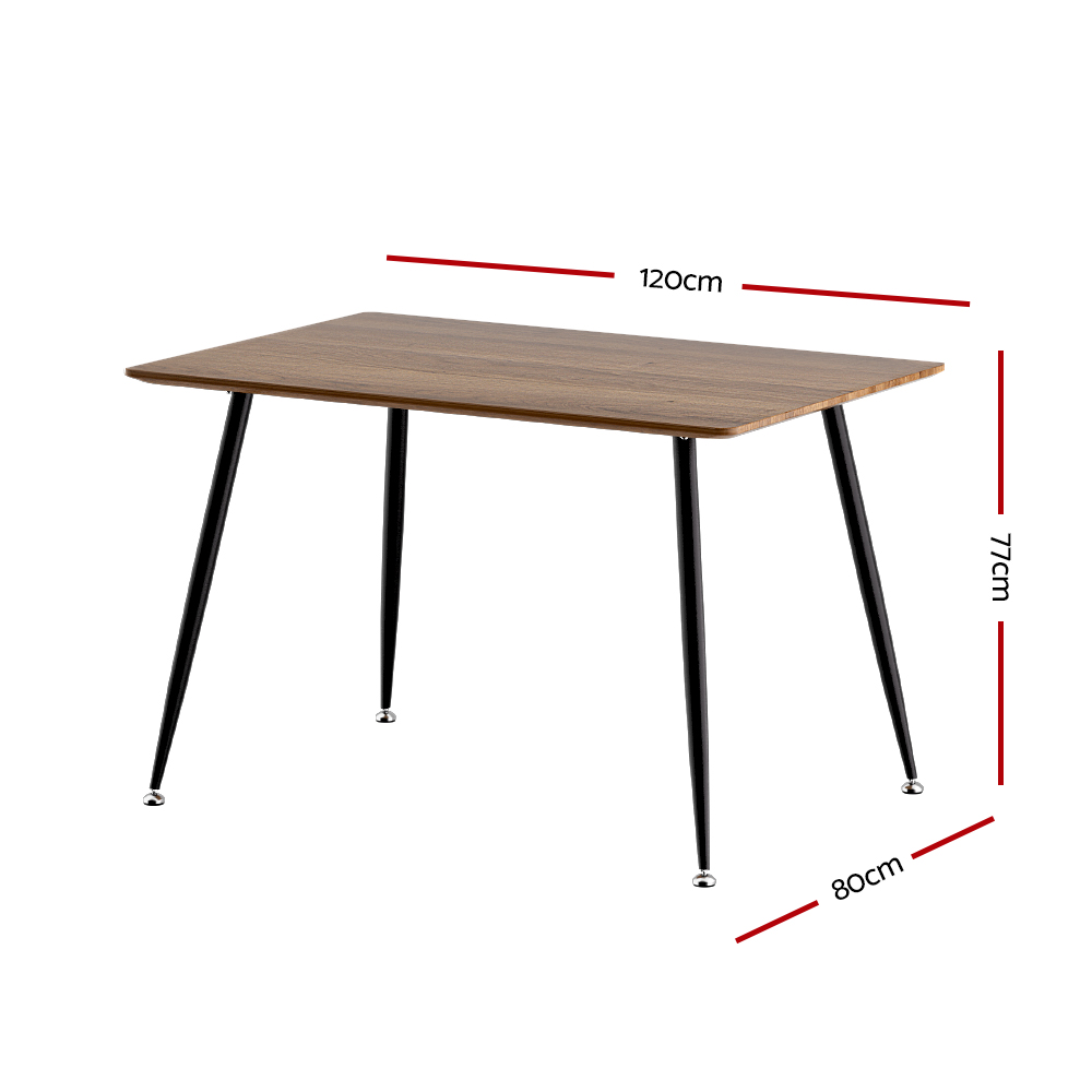 Artiss 4 Seater Dining Table - Wooden &Amp; Rectangular – Nice N Cheap Variety Store 4 Seater Dining Table