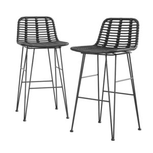 Outdoor Rattan Bar Stools