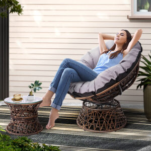 Papasan Chair & Table