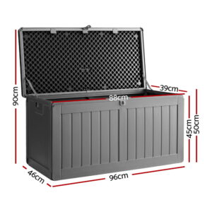 Gardeon 190L Outdoor Storage Box | Lockable &Amp; Bench – Nice N Cheap Variety Store Outdoor Storage Box