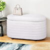 Artiss Storage Ottoman 87Cm Boucle Fabric Oval – Nice N Cheap Variety Store Storage Ottoman