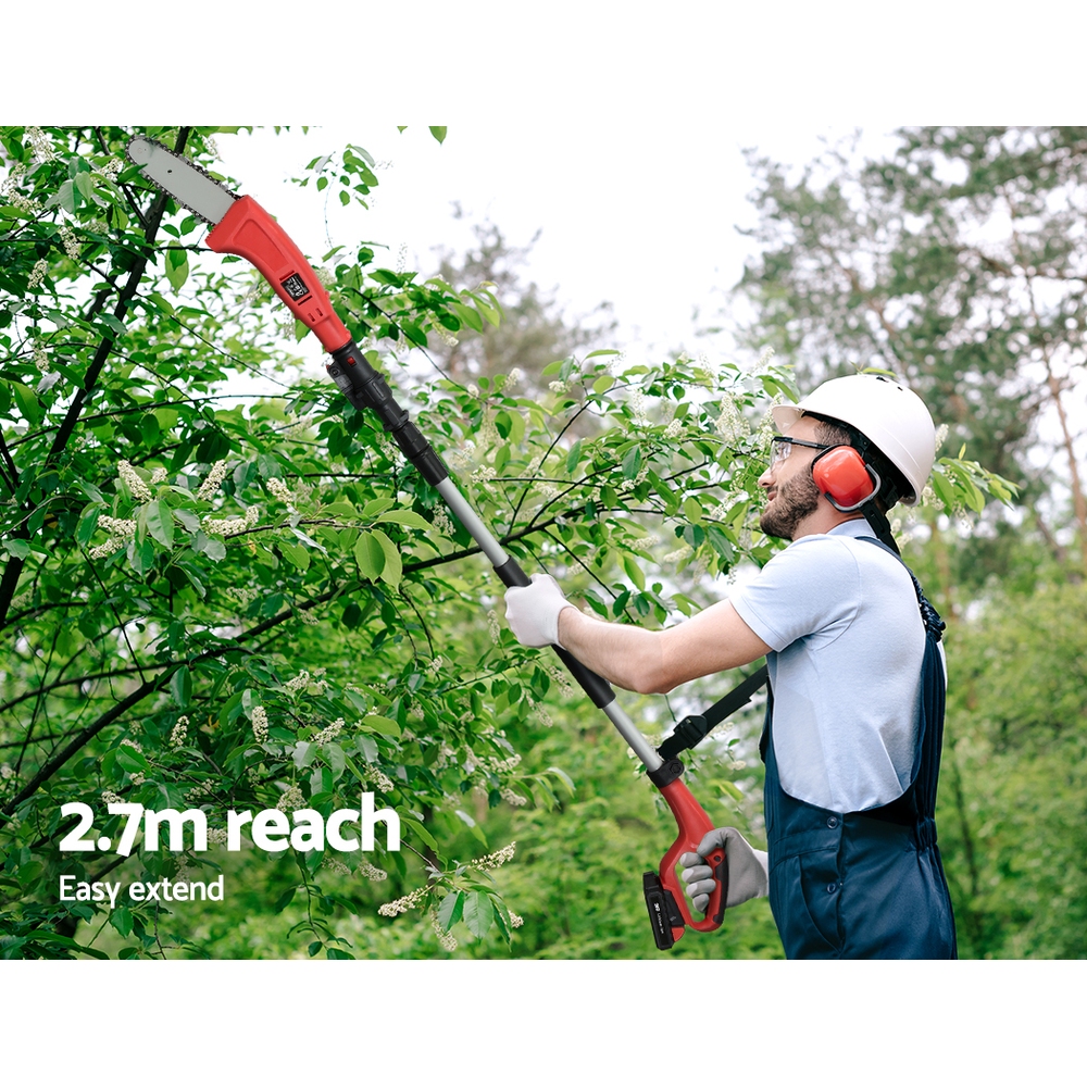 Giantz Chainsaw Cordless Pole Chain Saw 20V 8Inch Pruner Battery 2.7M Long Reach – Nice N Cheap Variety Store Giantz Chainsaw Cordless Pole Chain Saw 20V 8Inch Pruner Battery 2.7M Long Reach - Image 4
