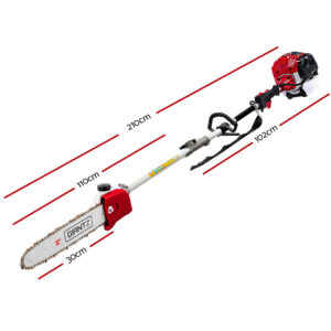 Giantz Pole Chainsaw Petrol 2 Stroke Tree Pruner Long Reach Saw 12 Inch Bar – Nice N Cheap Variety Store Giantz Pole Chainsaw Petrol 2 Stroke Tree Pruner Long Reach Saw 12 Inch Bar - Image 2
