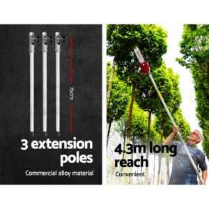 Giantz Pole Chainsaw Petrol 2 Stroke Tree Pruner Long Reach Saw 12 Inch Bar – Nice N Cheap Variety Store Giantz Pole Chainsaw Petrol 2 Stroke Tree Pruner Long Reach Saw 12 Inch Bar - Image 5