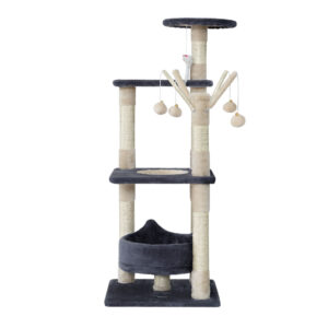 I.pet 110Cm Cat Tree Tower With Scratching Post – Nice N Cheap Variety Store Cat Tree 110Cm
