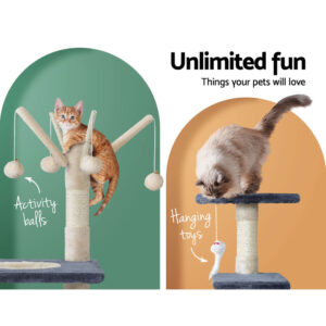 I.pet 110Cm Cat Tree Tower With Scratching Post – Nice N Cheap Variety Store Cat Tree 110Cm