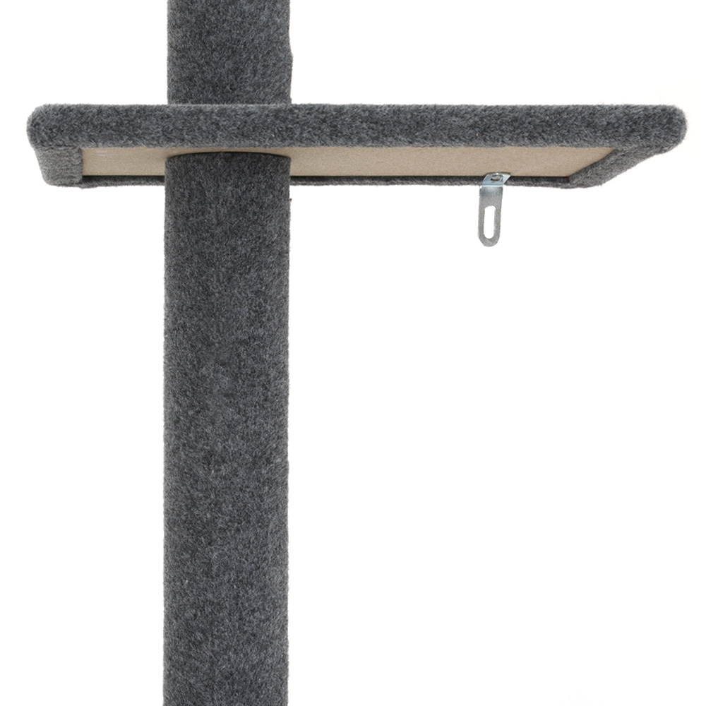 I.pet Cat Tree 290Cm Tower Scratching Post Scratcher Floor To Ceiling Cats Bed Grey – Nice N Cheap Variety Store I.pet Cat Tree 290Cm Tower Scratching Post Scratcher Floor To Ceiling Cats Bed Grey - Image 4