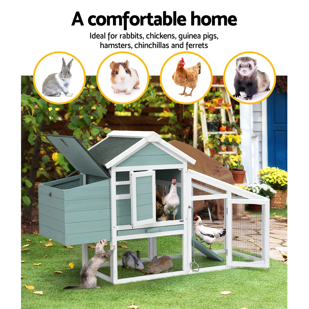 I.pet Large Chicken Coop &Amp; Rabbit Hutch 150Cm Wooden – Nice N Cheap Variety Store Large Chicken Coop
