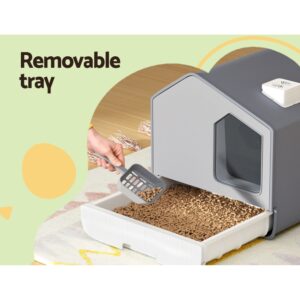 I.pet Large Enclosed Cat Litter Box With Scoop &Amp; Mat – Nice N Cheap Variety Store Enclosed Cat Litter Box
