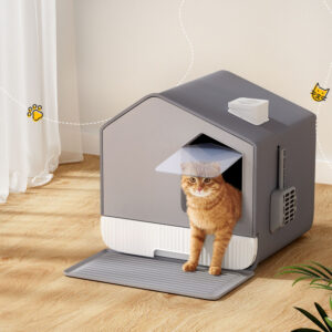 I.pet Large Enclosed Cat Litter Box With Scoop &Amp; Mat – Nice N Cheap Variety Store Enclosed Cat Litter Box
